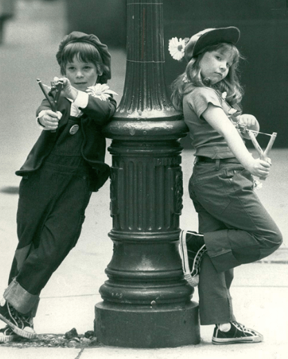 Hayley Griffiths and Jimmy Endicott from Doncaster.Bisto kids 1984